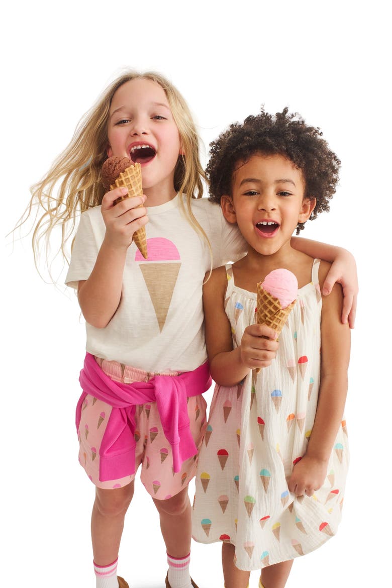 Kids Ice Cream Cone, Alternate, color, Ivory