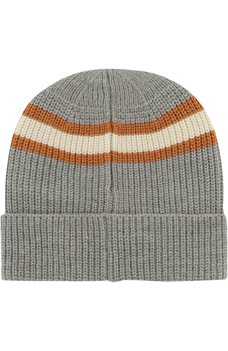 '47 Men's '47 Charcoal Texas Longhorns Penobscot Cuffed Knit Hat, Alternate, color, 