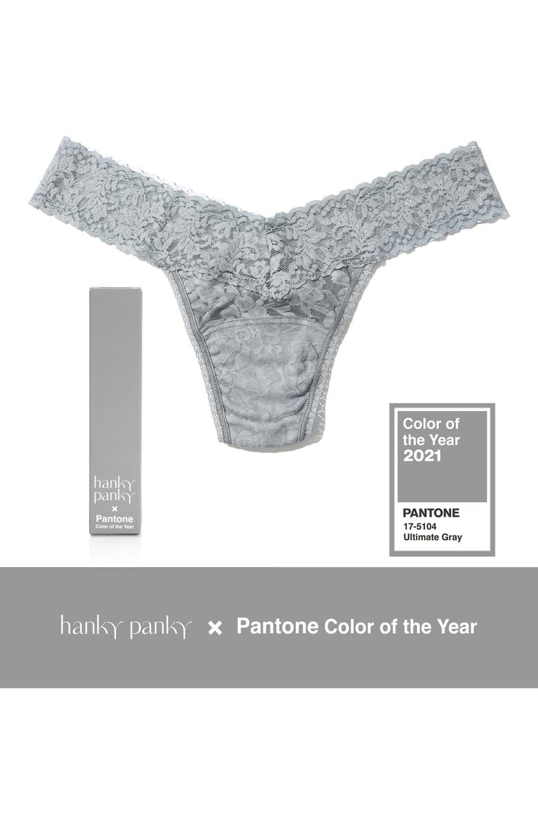 Hanky Panky x Pantone<sup>®</sup> Color of the Year Low Rise Thong, Alternate, color, 