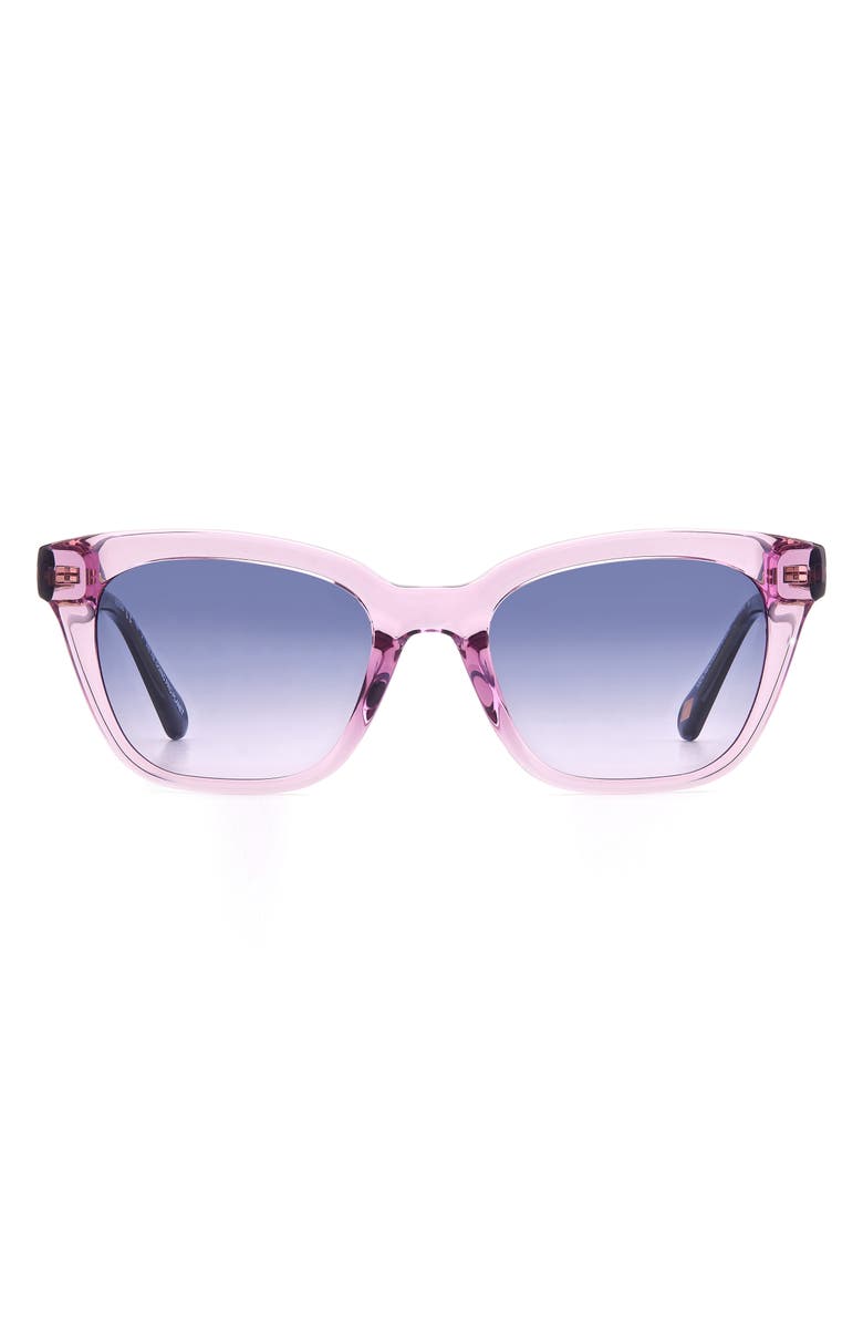 Fossil 51mm Square Sunglasses, Main, color, Lilac