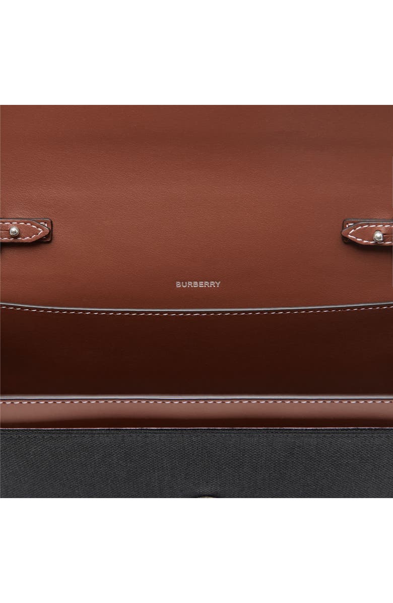 Burberry Small Hampshire Canvas Shoulder Bag, Alternate, color,