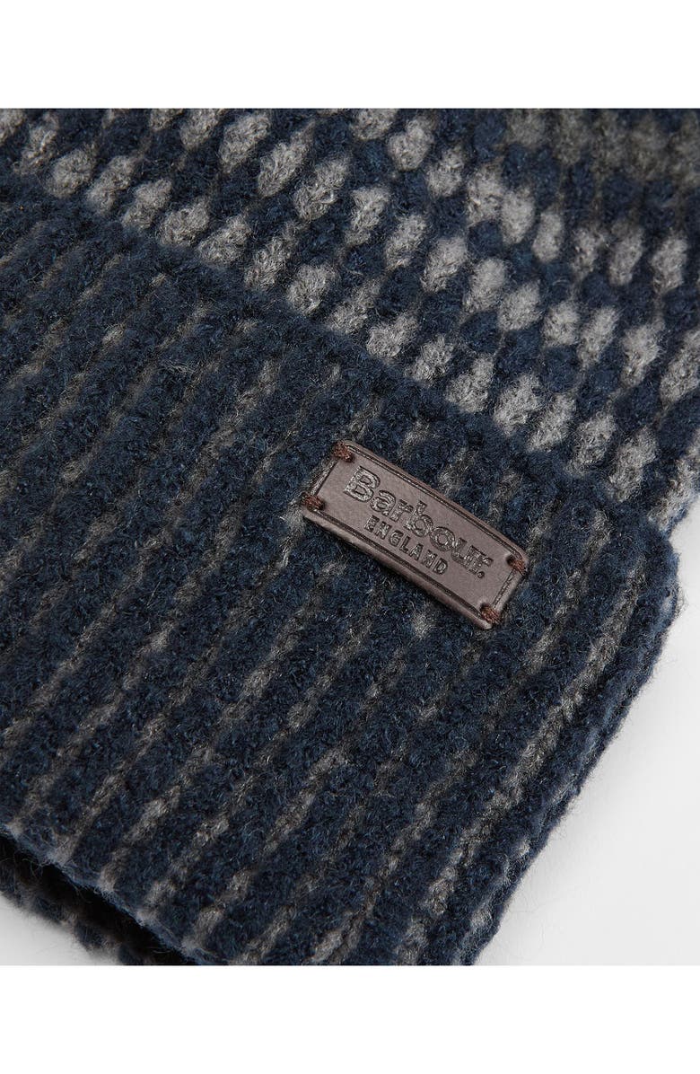Barbour Harray Beanie, Alternate, color, Navy/ Basalt Blue