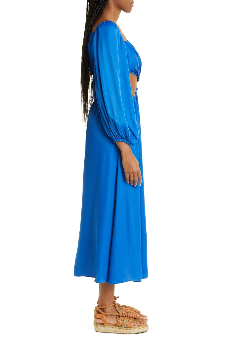 FARM Rio Long Sleeve Cutout Satin Dress | Nordstromrack FARM Rio Long Sleeve Cutout Satin Dress | Nordstromrack
