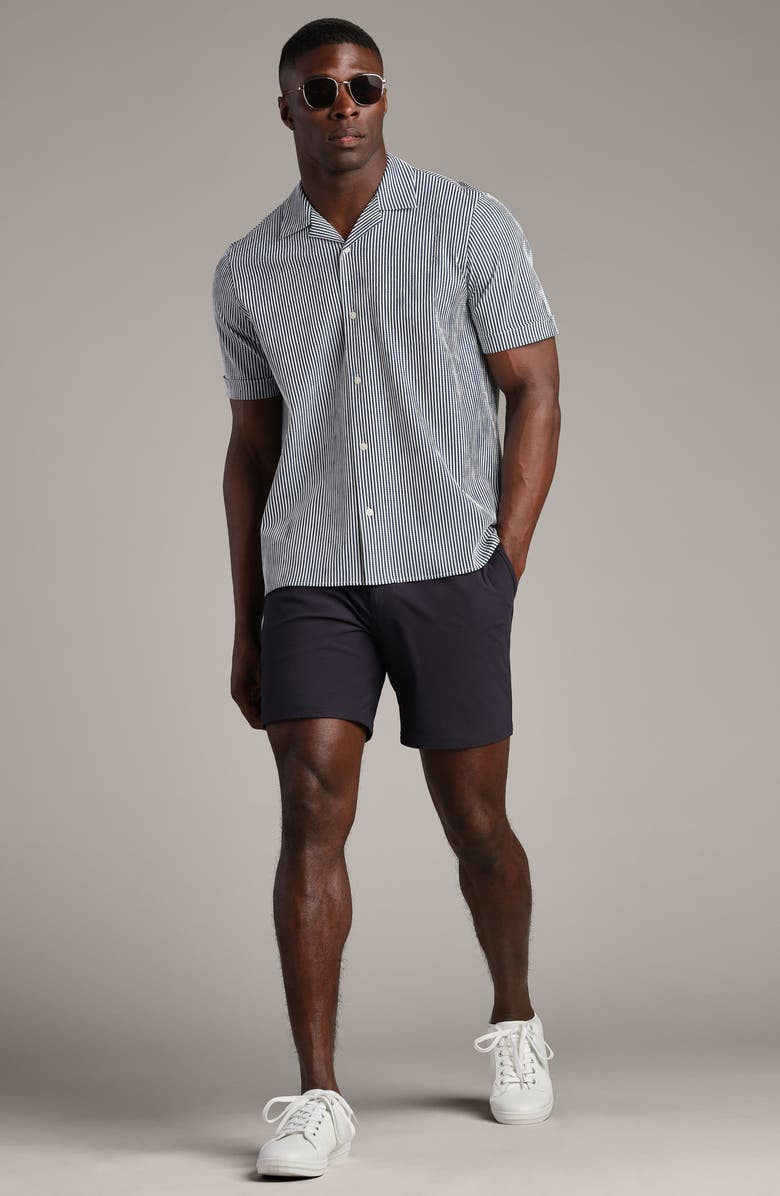 Rhone Commuter Seersucker Camp Shirt, Alternate, color,