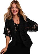 Jessica London Crochet Cardigan
