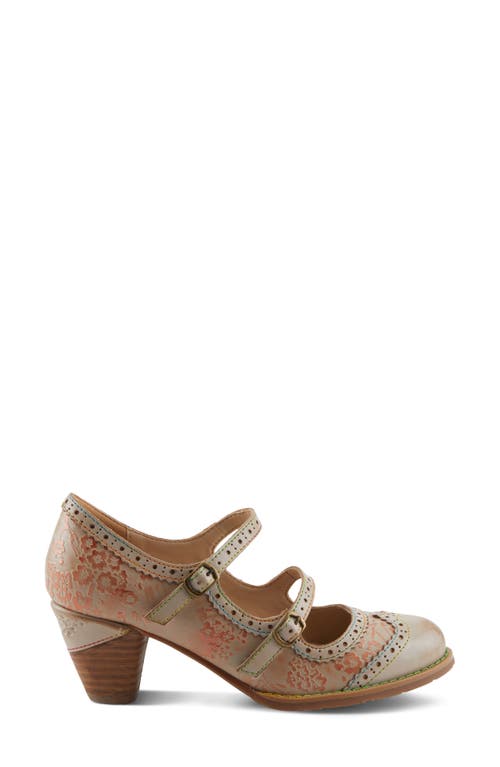 L'artiste By Spring Step Gaviria Mary Jane Pump In Multi