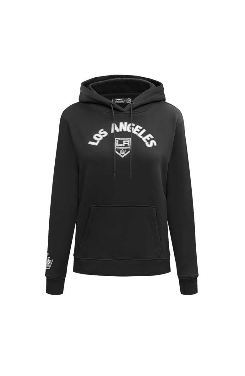 PRO STANDARD Women's Pro Standard Black Los Angeles Kings Classic Chenille Pullover Hoodie, Alternate, color, 