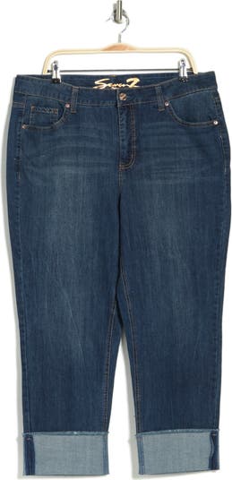 Slim Straight Cuff Denim Jeans
