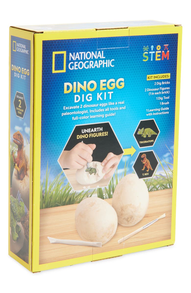 NATIONAL GEOGRAPHIC Dino Egg Dig Kit, Alternate, color, Multi