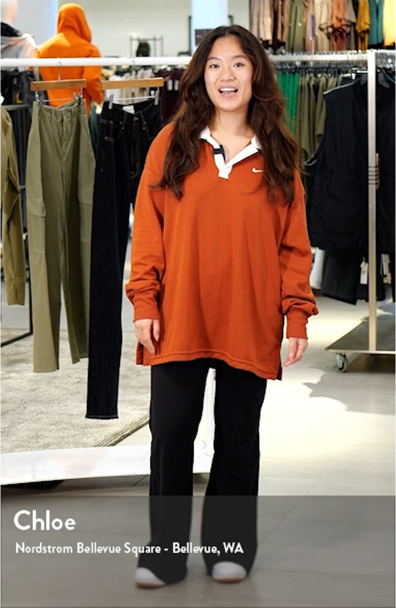 Sportswear Essentials Oversize Long Sleeve Polo, sales video thumbnail