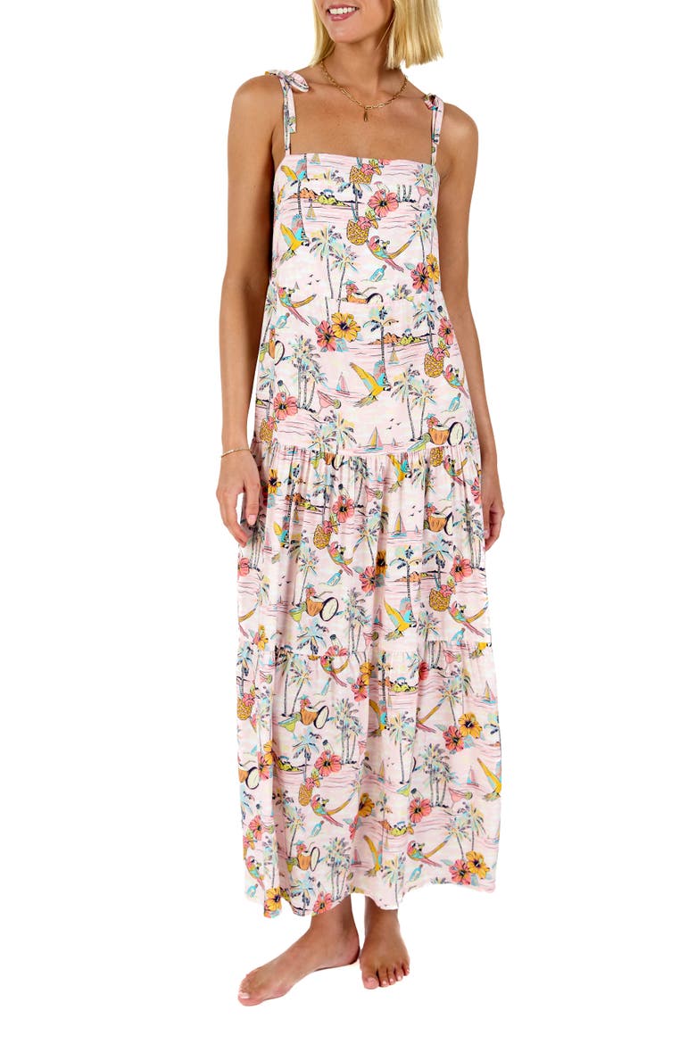 The Margaritaville Wastin' Away Again Resort Dress, Alternate, color, Pink