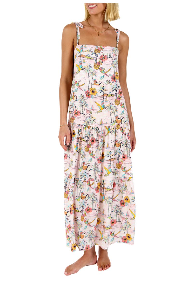 Kenny Flowers The Margaritaville Wastin' Away Again Resort Dress, Alternate, color, Pink