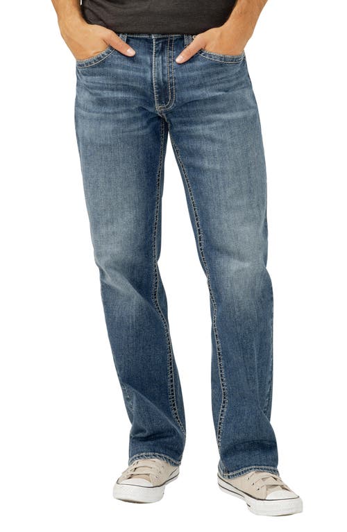 Silver Jeans Co. Zac Relaxed Fit Straight Leg Jeans In Silver