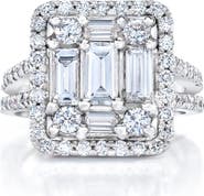 Mindi Mond Halo Diamond Split Shank Ring