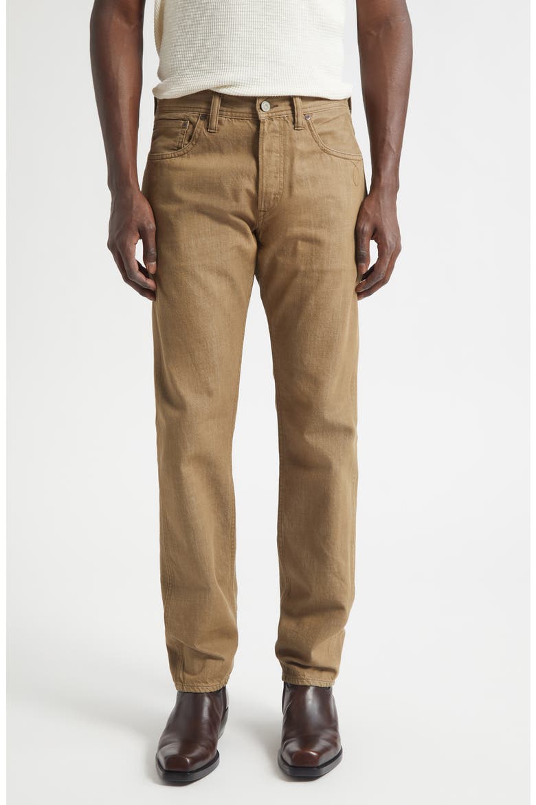 Slim Fit Jeans, Main, color, MEDIUM BROWN