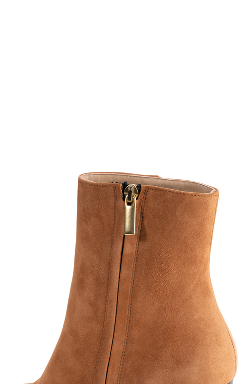 Stinaa.j Isabel Orthopedic Boots In Brown Suede