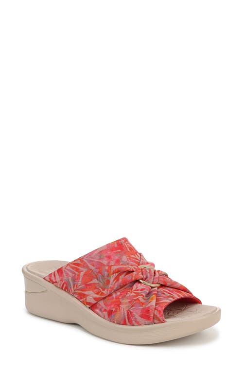 Bzees Serenade Slide Sandal In Coral