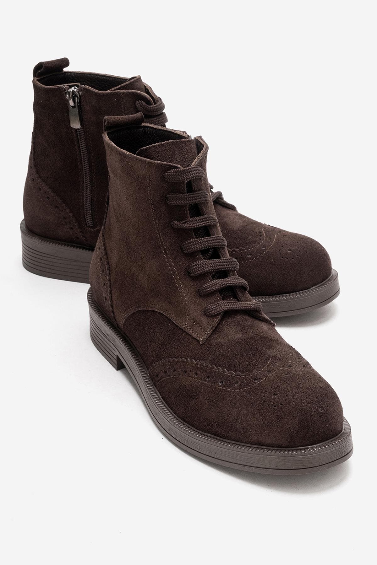 Brown Suede