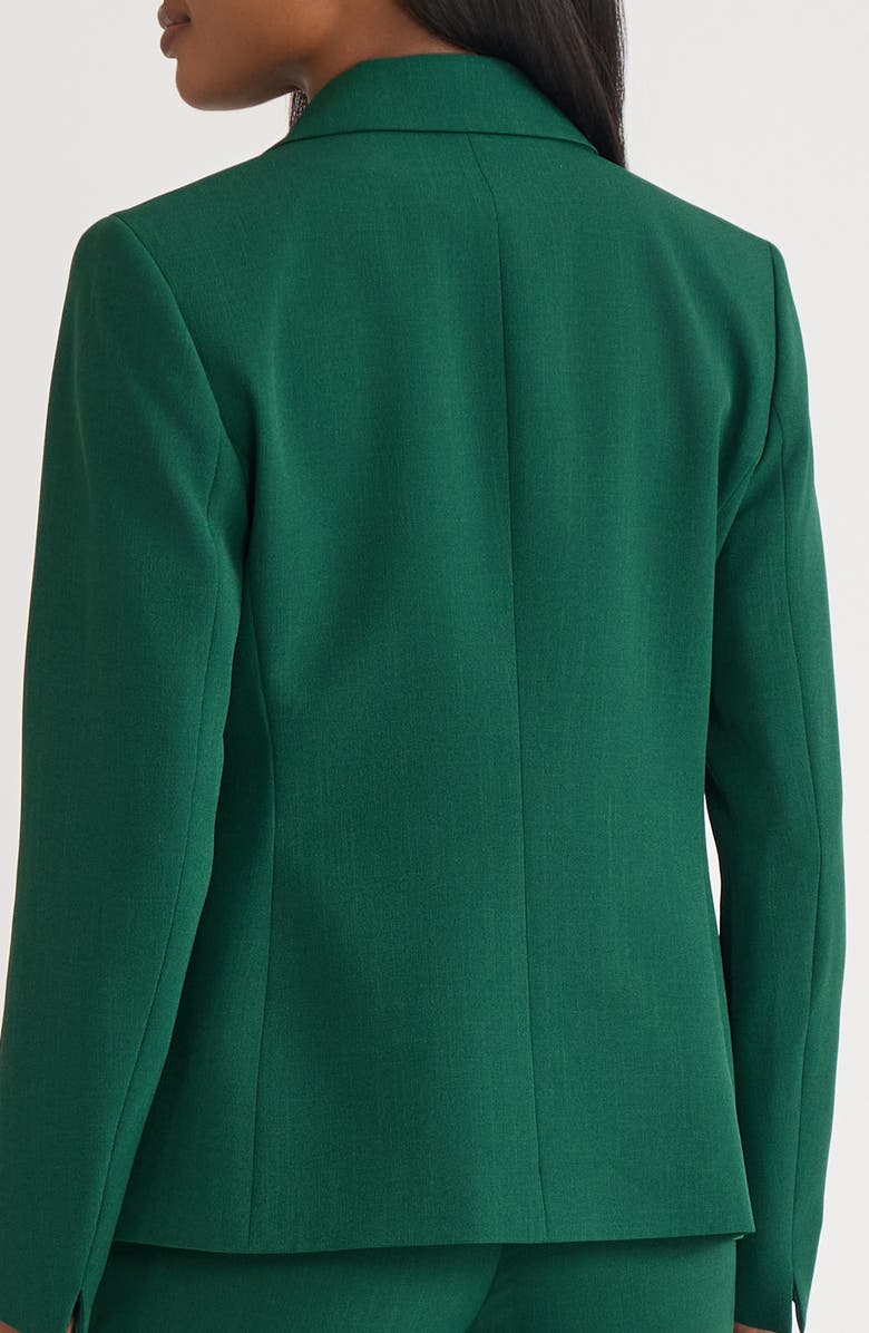 KASPER Peak Lapel Jacket, Alternate, color, Evergreen