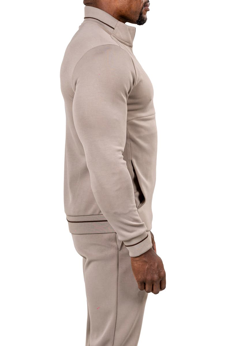 Maceoo Marthyr0002 Grey Zip Sweatshirt, Alternate, color, 