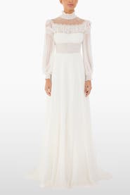 Jenny Packham Arden Ruffled Maxi Dress