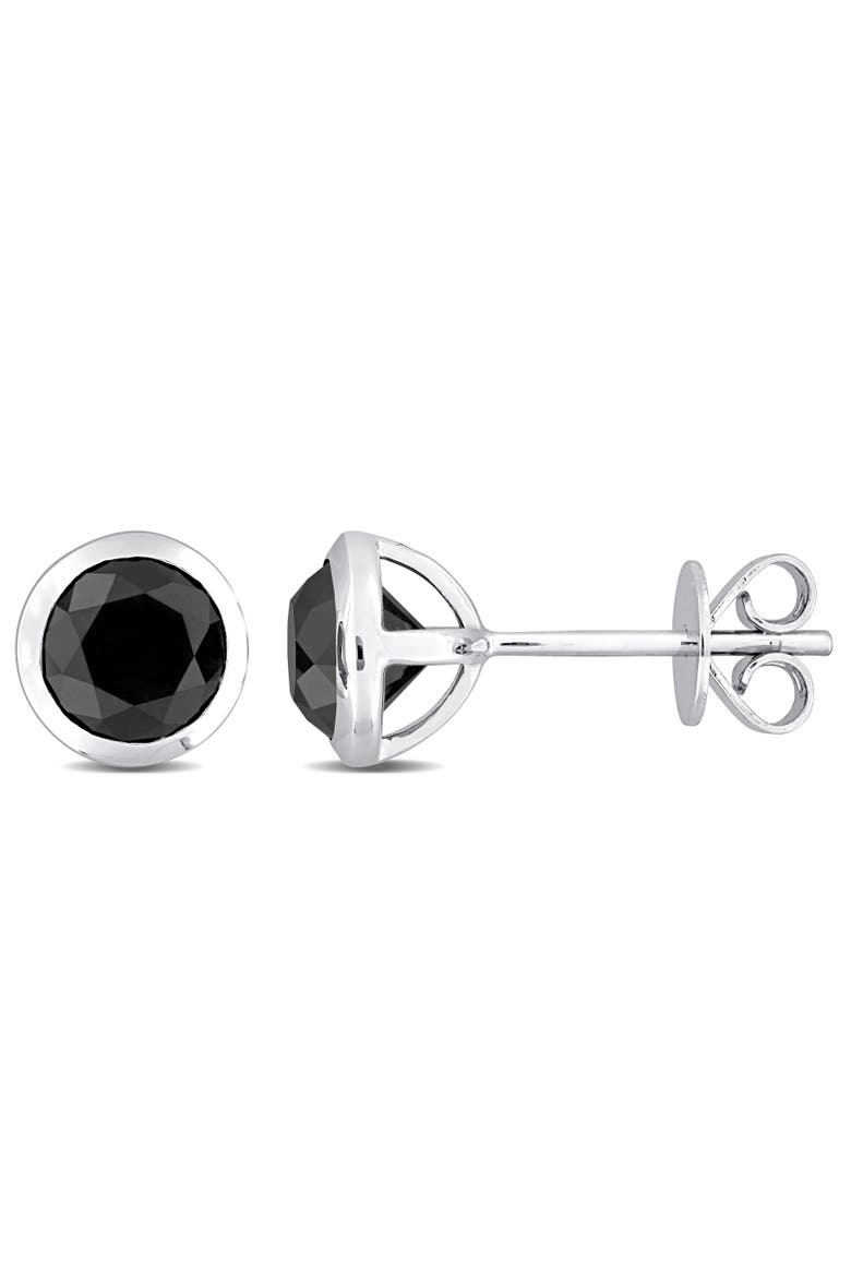 2 CTW Black Diamond Stud Earrings 14k, Main, color, Diamond