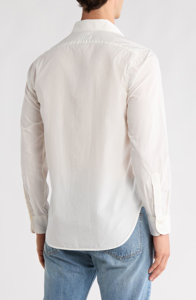 BUCK MASON Skyline Poplin Button-Up Shirt, Alternate, color, White