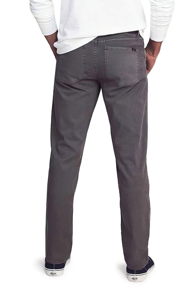 Comfort Twill Five-Pocket 2.0 Slim Fit Organic Cotton Pants, Alternate, color, RUGGED GREY