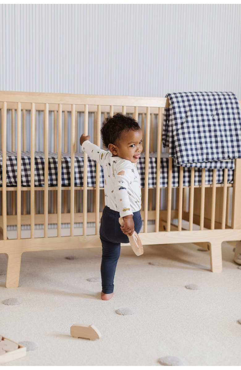 Pehr Rush Hour Organic Cotton Bodysuit, Alternate, color, 