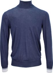 Lords of Harlech Ronald Merino Wool Turtleneck Sweater