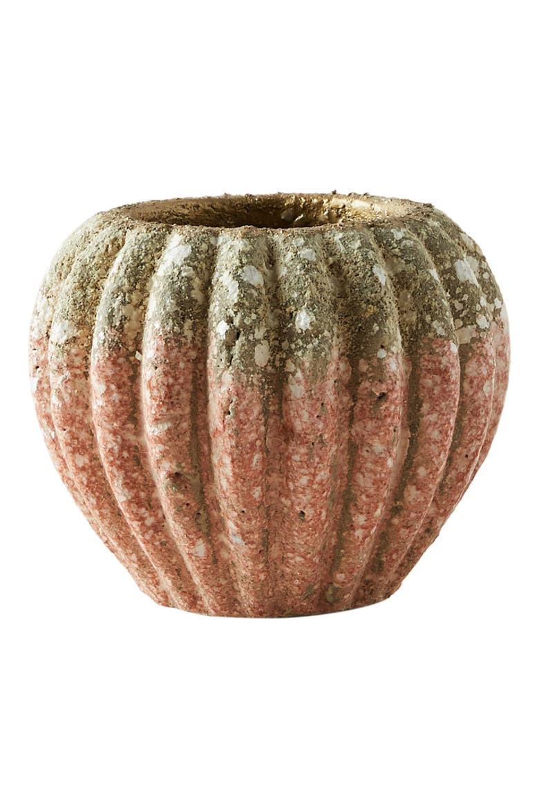 Anthropologie Ariel Planter Pot, Alternate, color, PINK/ GOLD