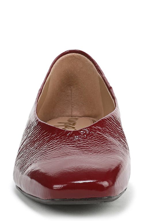 Sam Edelman Kasey Square Toe Pump In Burgundy