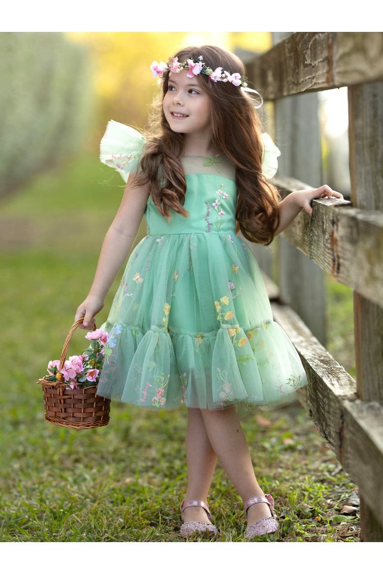 fairy garden party dress Enchanted Garden Fairy Pink Dress Cardigan / Free