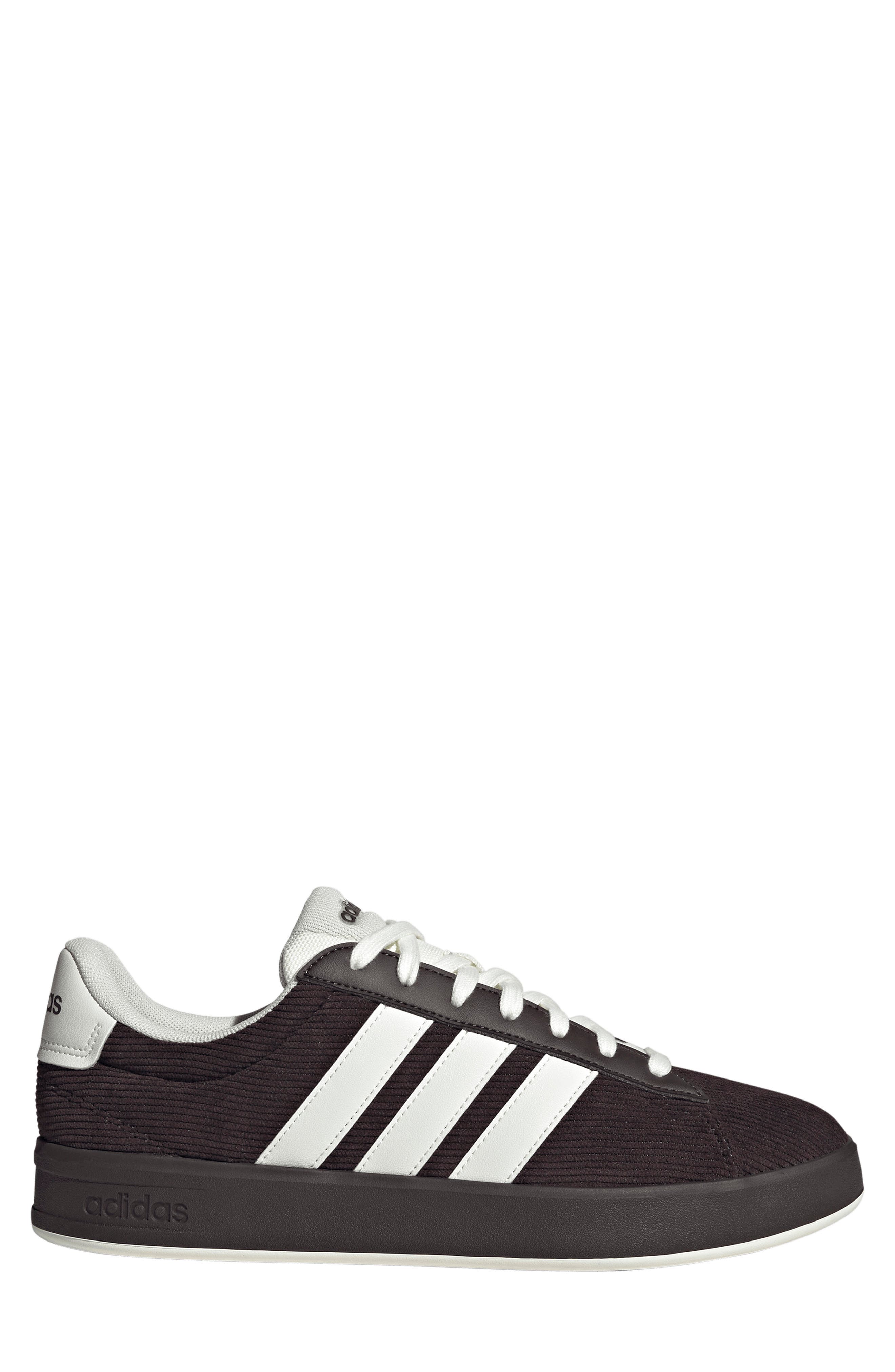 Grand Court Sneaker, Alternate, color, COFFEE/ OFF WHITE/ COFFEE