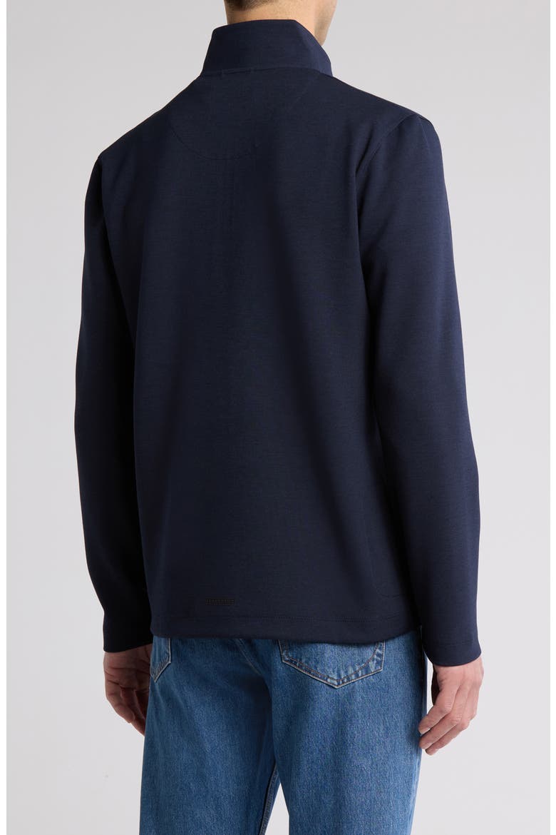 Tatterset Quarter Zip Pullover, Alternate, color, NAVY