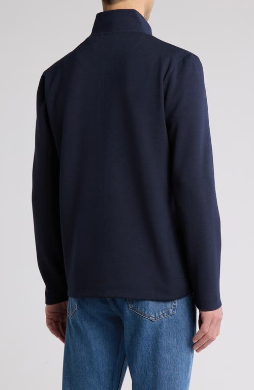 Sealskinz Tatterset Quarter Zip Pullover In Navy
