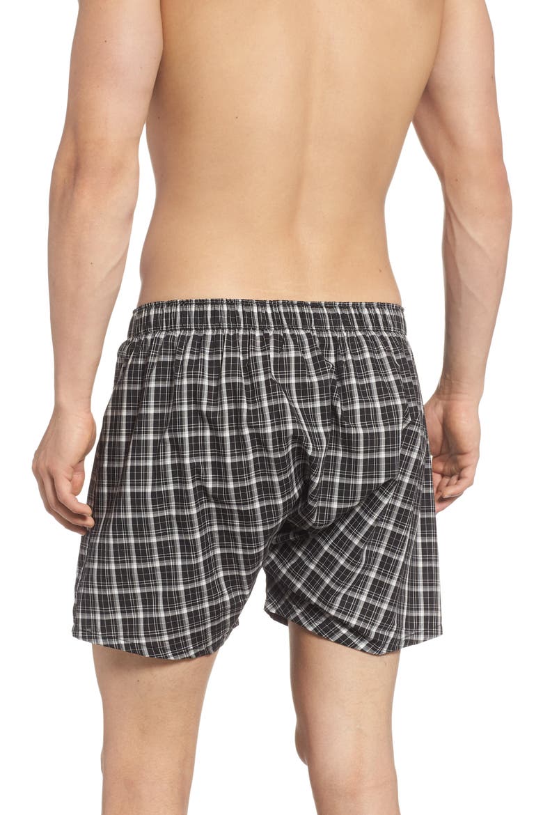 3-Pack Woven Cotton Boxers, Alternate, color, POLO BLACK/ DOVER/ THOMAS