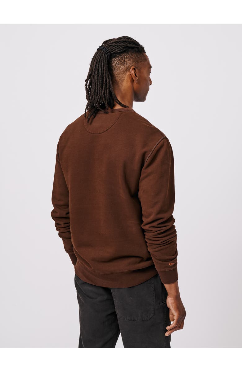 Aubin Vestry Crew Neck Sweatshirt, Alternate, color, Chocolate
