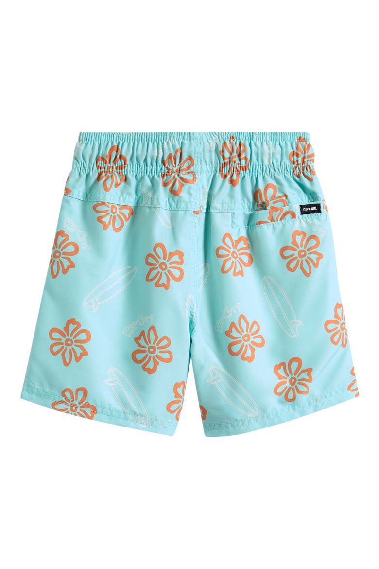 Kids' Ride the Wave Swim Trunks, Alternate, color, LIGHT AQUA