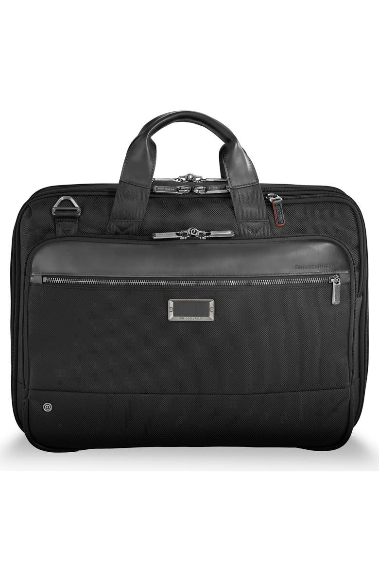 Briggs & Riley @work Expandable Briefcase, Main, color,
