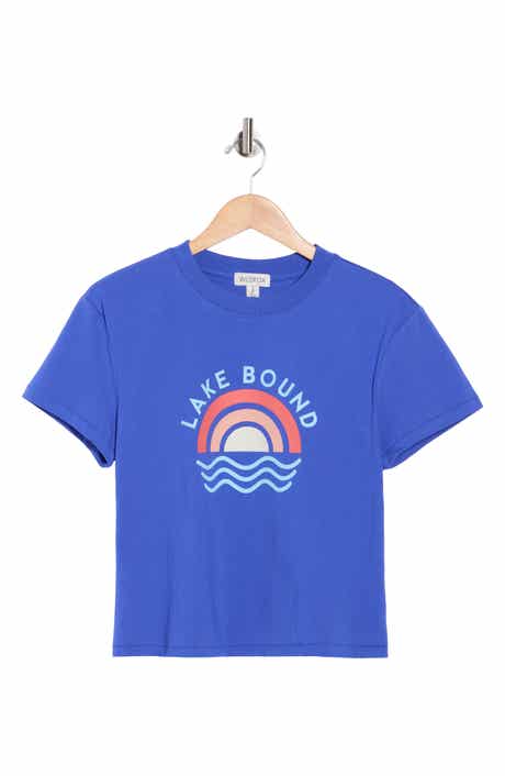 Wildfox Jamie Crop Graphic T-Shirt