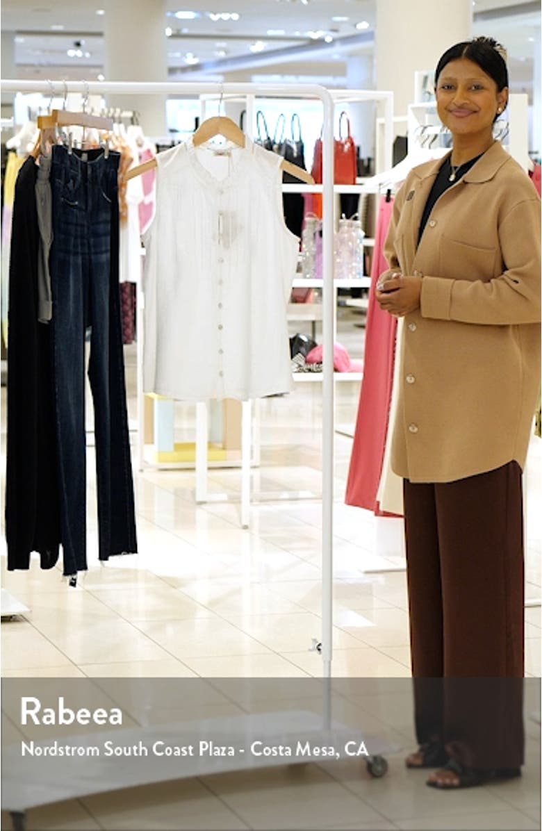 Willa Sleeveless Organic Cotton Blouse, sales video thumbnail