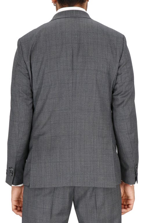 Scotch & Soda Men's Modern Fit Check Suit In Grey Windowpane