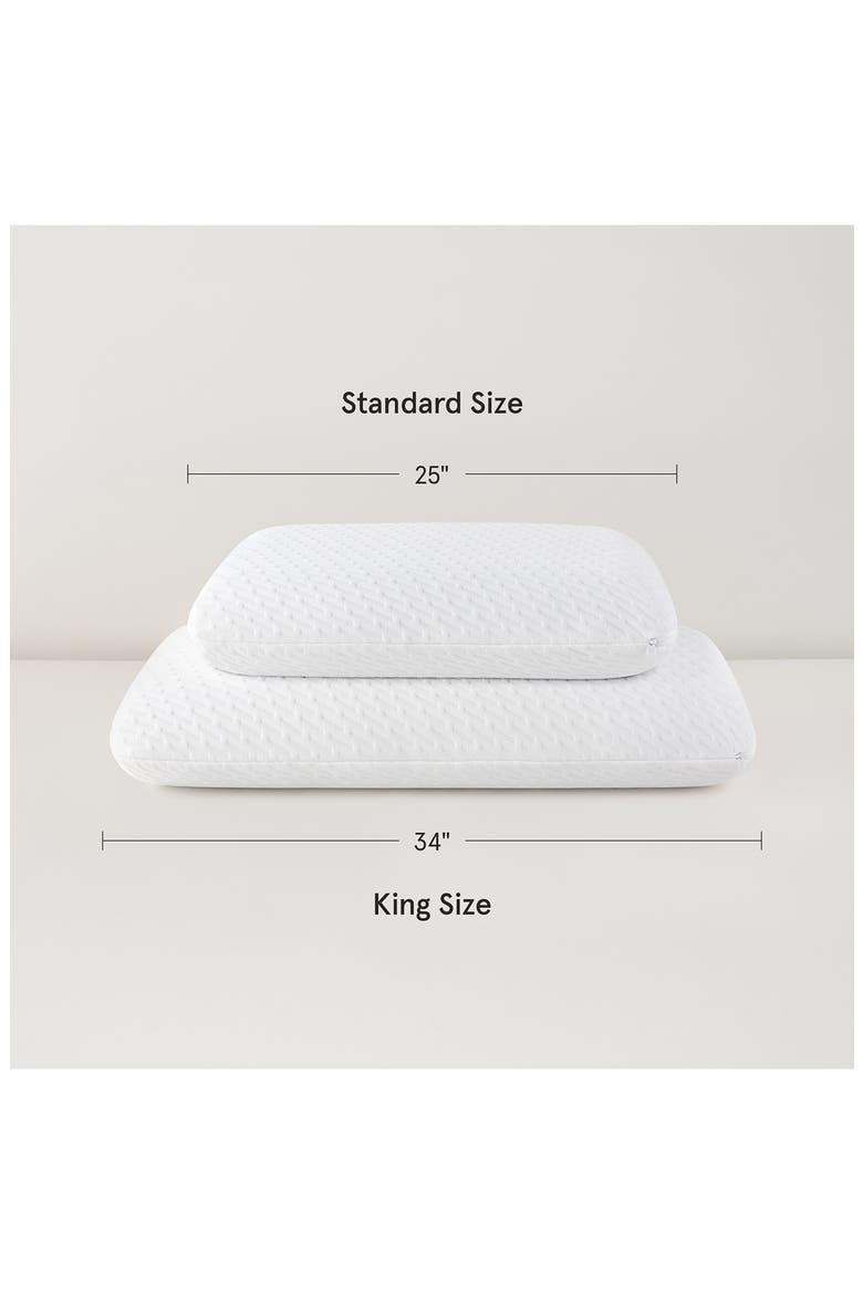 Original Foam Pillow, Alternate, color, WHITE