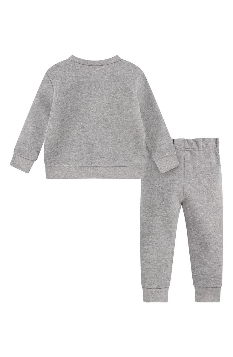 Nike Just Do It Camo Fleece Sweatshirt & Joggers Set, Alternate, color, Carbon Heather