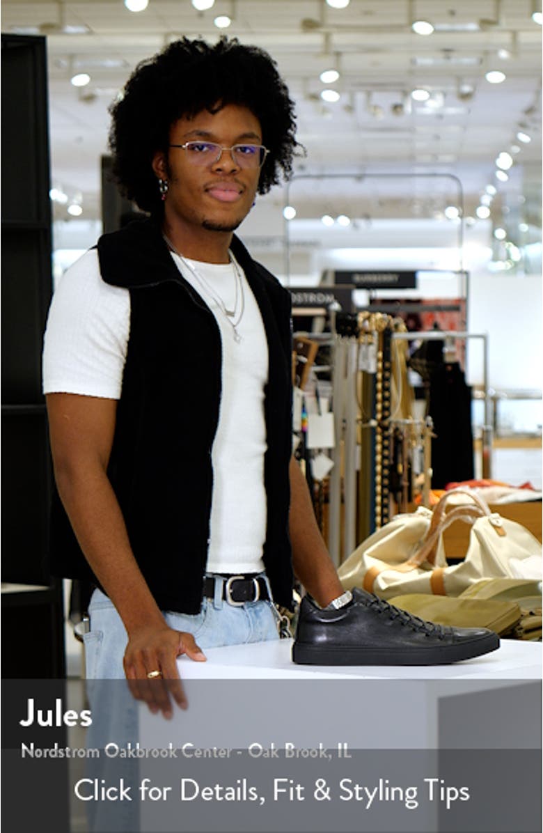 Reed Low Top Leather Sneaker, sales video thumbnail