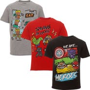 Marvel 3-Pack Short Sleeve T-Shirts