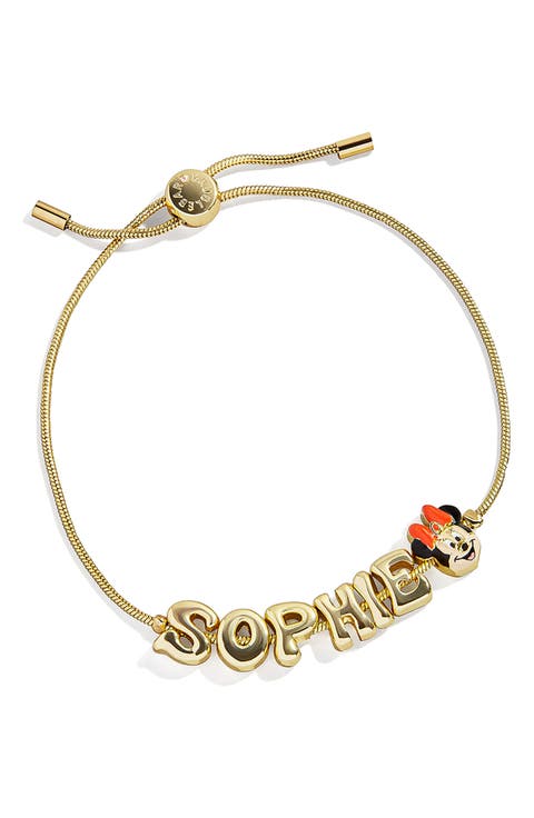 Personalized Disney® Bubble Charm Slider Bracelet