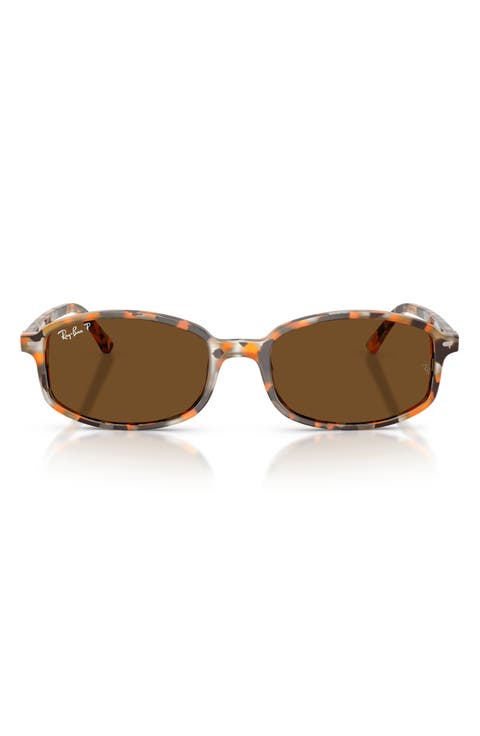 56mm Polarized Square Sunglasses