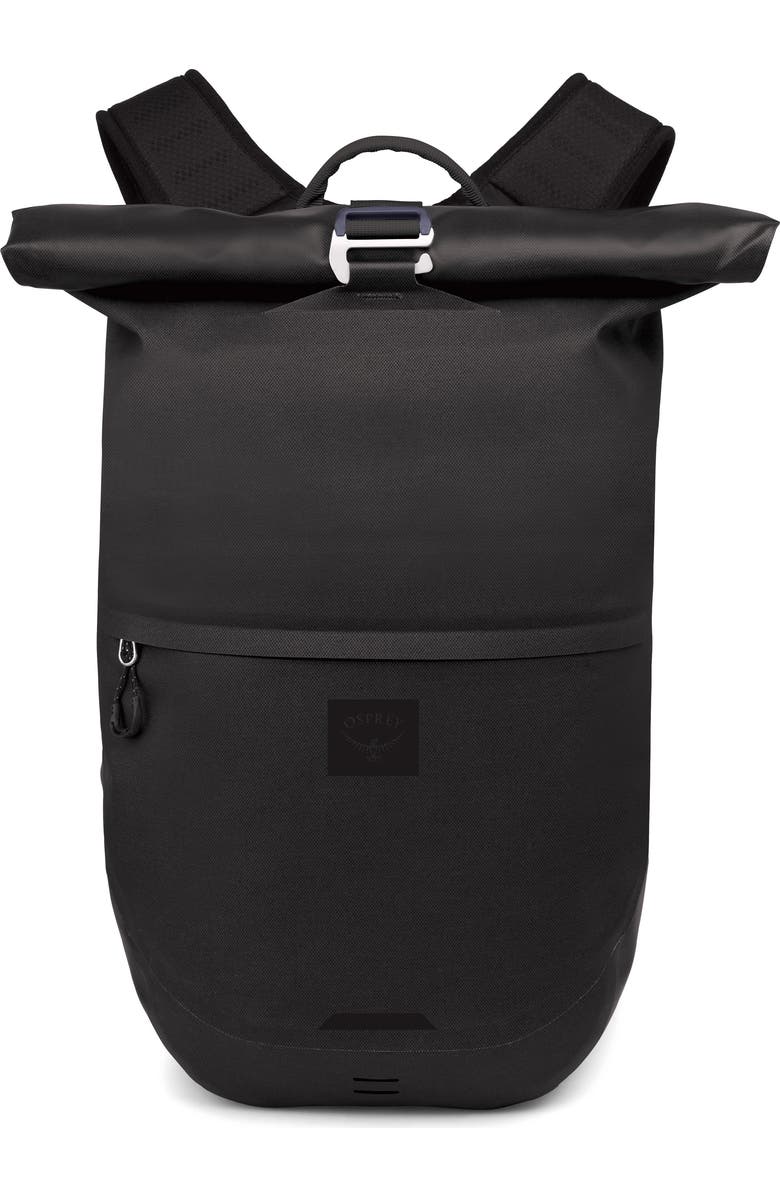 Osprey Metron 25-Liter Waterproof Roll Top Backpack, Main, color, Raven Black